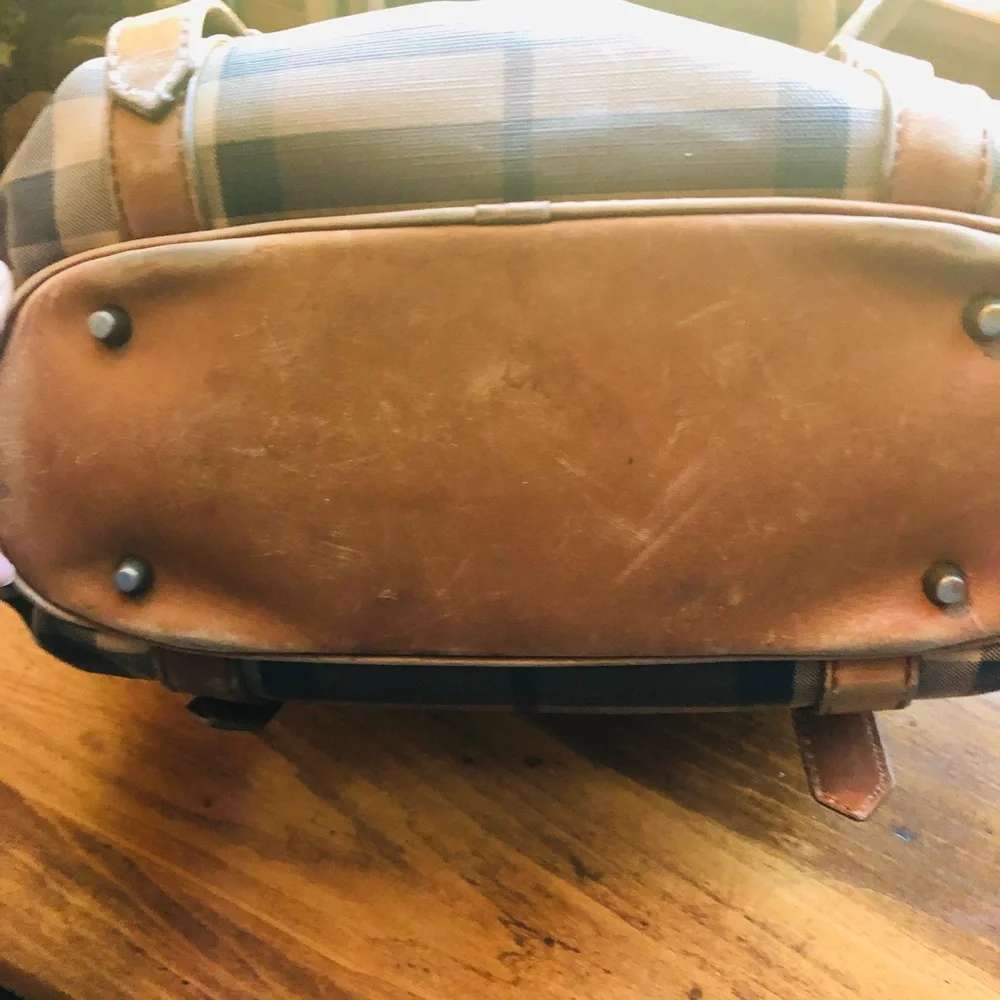 Burberry BEAUTIFUL Northfield Smoked Check Tote! Classic Burberry! Great Size! - Picture 15 of 15